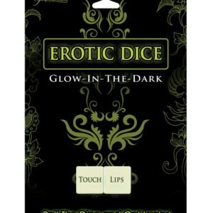 GLOW IN THE DARK EROTIC DICE