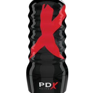 PDX ELITE AIR TIGHT PUSSY STROKER BROWN/BLACK