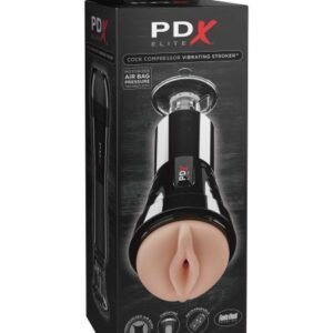 PDX ELITE COCK COMPRESSOR VIBRATING STROKER