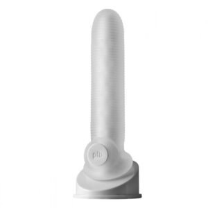 PERFECT FIT FAT BOY MICRO RIBBED SHEATH 7.5IN CLEAR