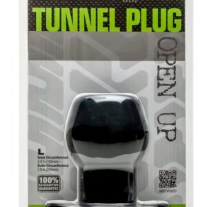 TUNNEL PLUG LARGE BLACK