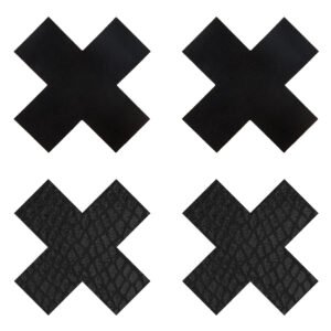 PASTIES CLASSIC BLACK X (PEEKABOOS)