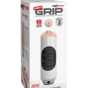 PDX EXTREME MEGA GRIP VIBRATIN STROKER PUSSY
