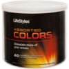 LIFESTYLES ASSORTED COLORS 40PC BOWL