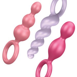 SATISFYER BOOTY CALL PLUGS SET OF 3 COLORED (NET)