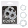 ALPHA LIQUID SILICONE BEADED RINGS