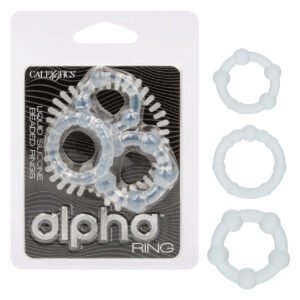 ALPHA LIQUID SILICONE BEADED RINGS