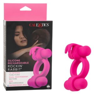 SILICONE RECHARGEABLE ROCKIN' RABBIT