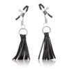 NIPPLE PLAY PLAYFUL TASSELS NIPPLE CLAMPS BLACK