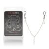 (D) NIPPLE PLAY NON PIERCING NIPPLE CHAIN JEWELRY CRYSTAL