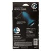 )POWER GEM VIBRATING PETITE CRYSTAL PROBE- BLUE