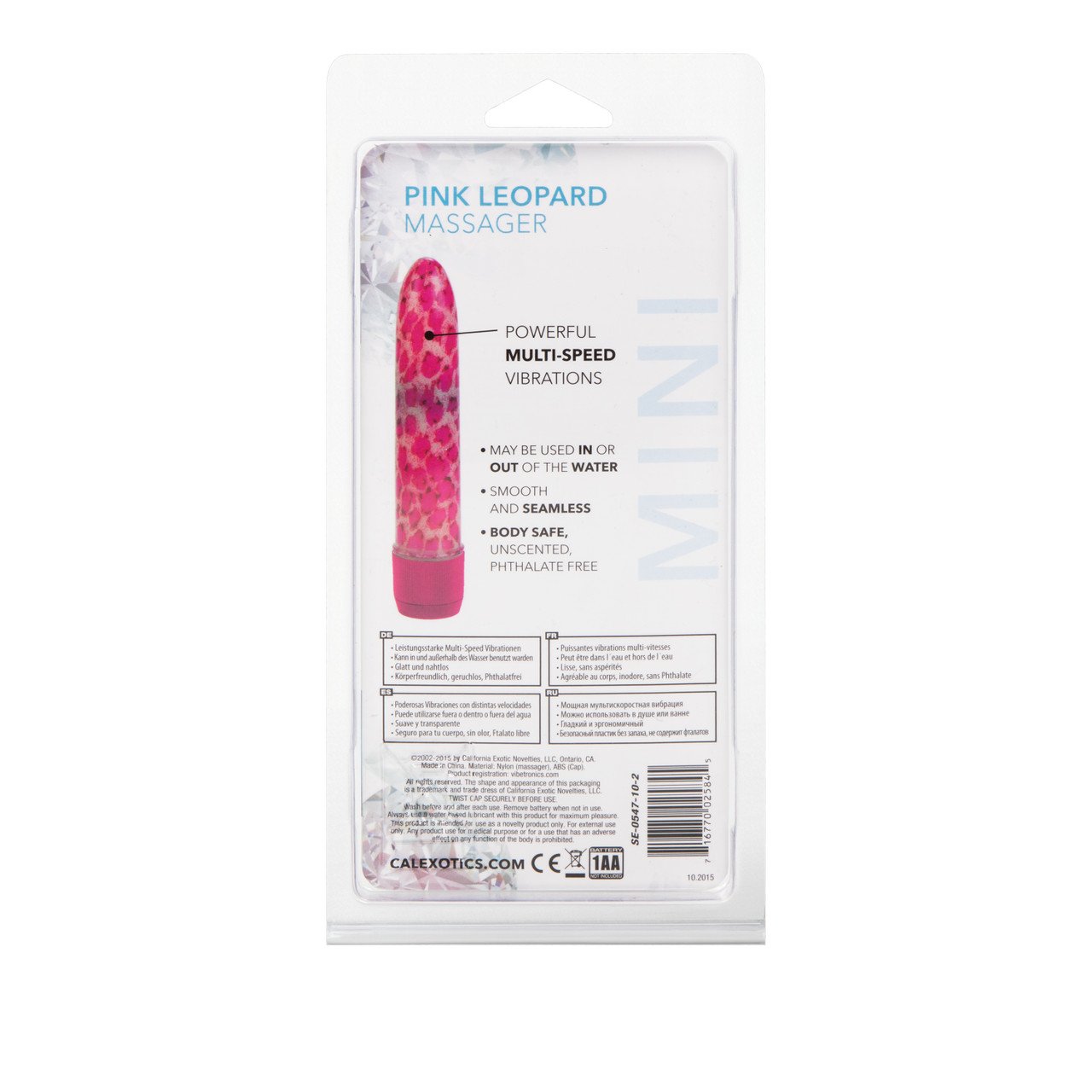 SE054710leopardmassagerminipinkvibratornewpkg