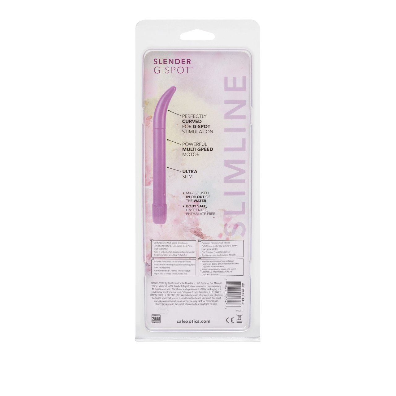 SE055714slendergspotvibratorpurplenewpkg3