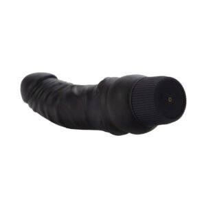 BLACK VELVET 6.25IN VEINED DONG