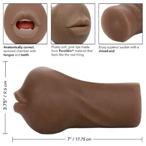 STROKE IT MOUTH BROWN