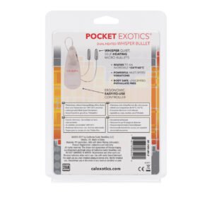 POCKET EXOTIC DUAL HEATED WHISPER BULLET