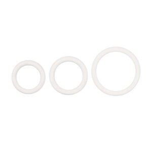 RUBBER RING WHITE 3PC SET