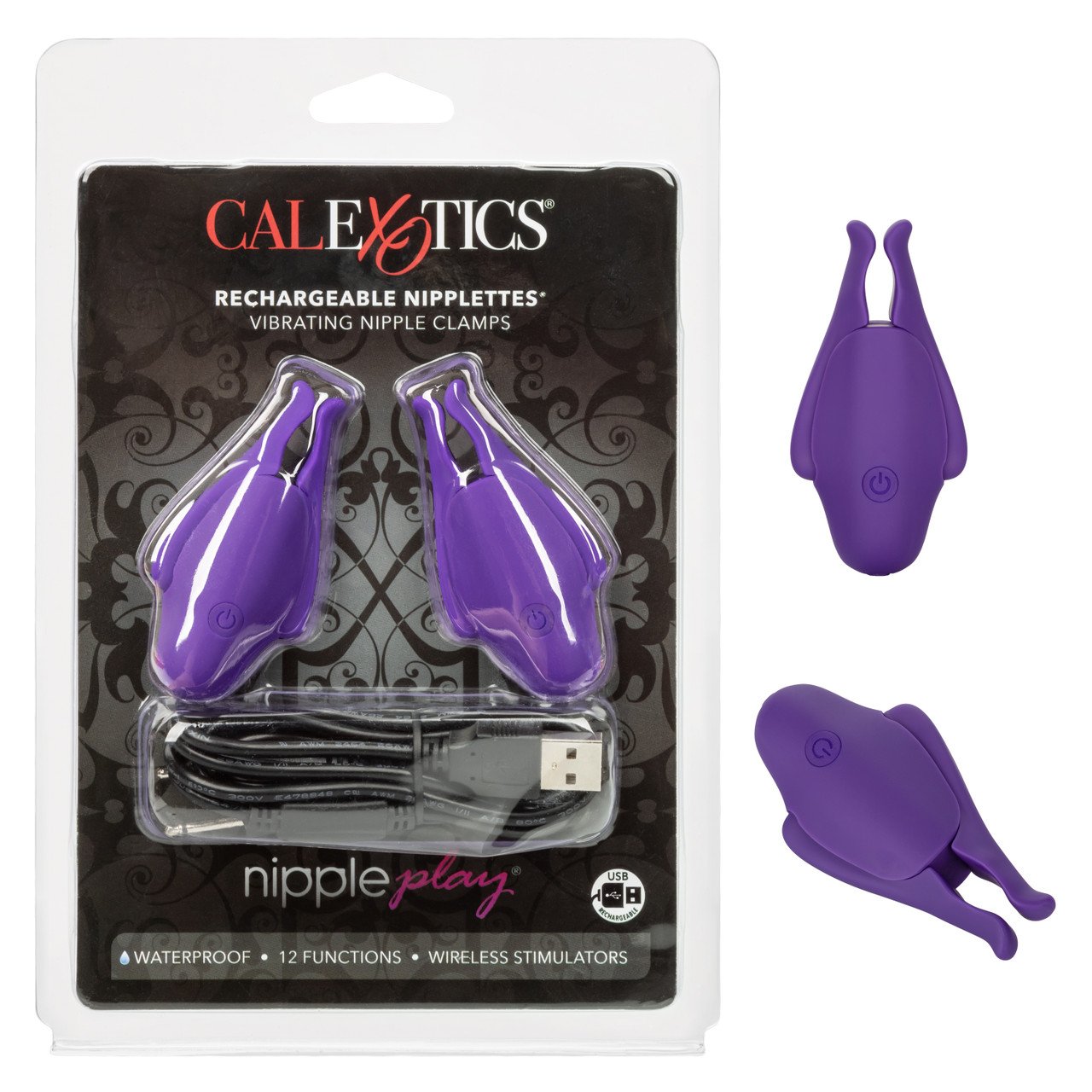 SE2589552nippleplayrechargeablenipplettespurplenew