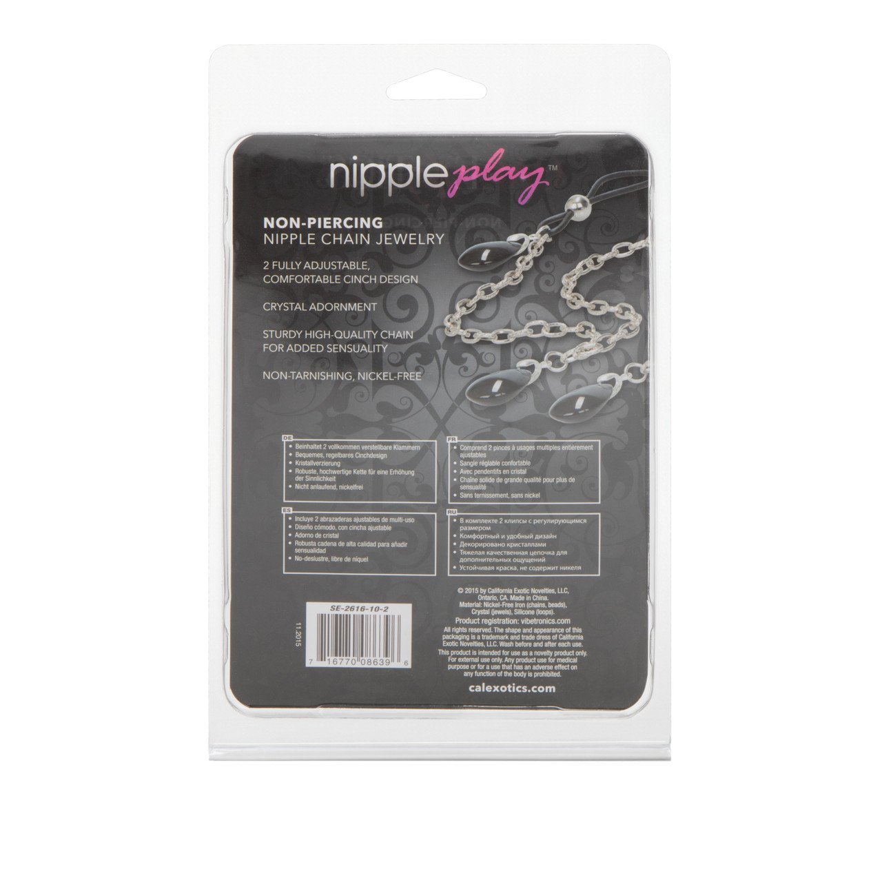 SE2616102nippleplaynipplechainjewelryonyxnew