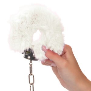 ULTRA FLUFFY FURRY CUFFS WHITE