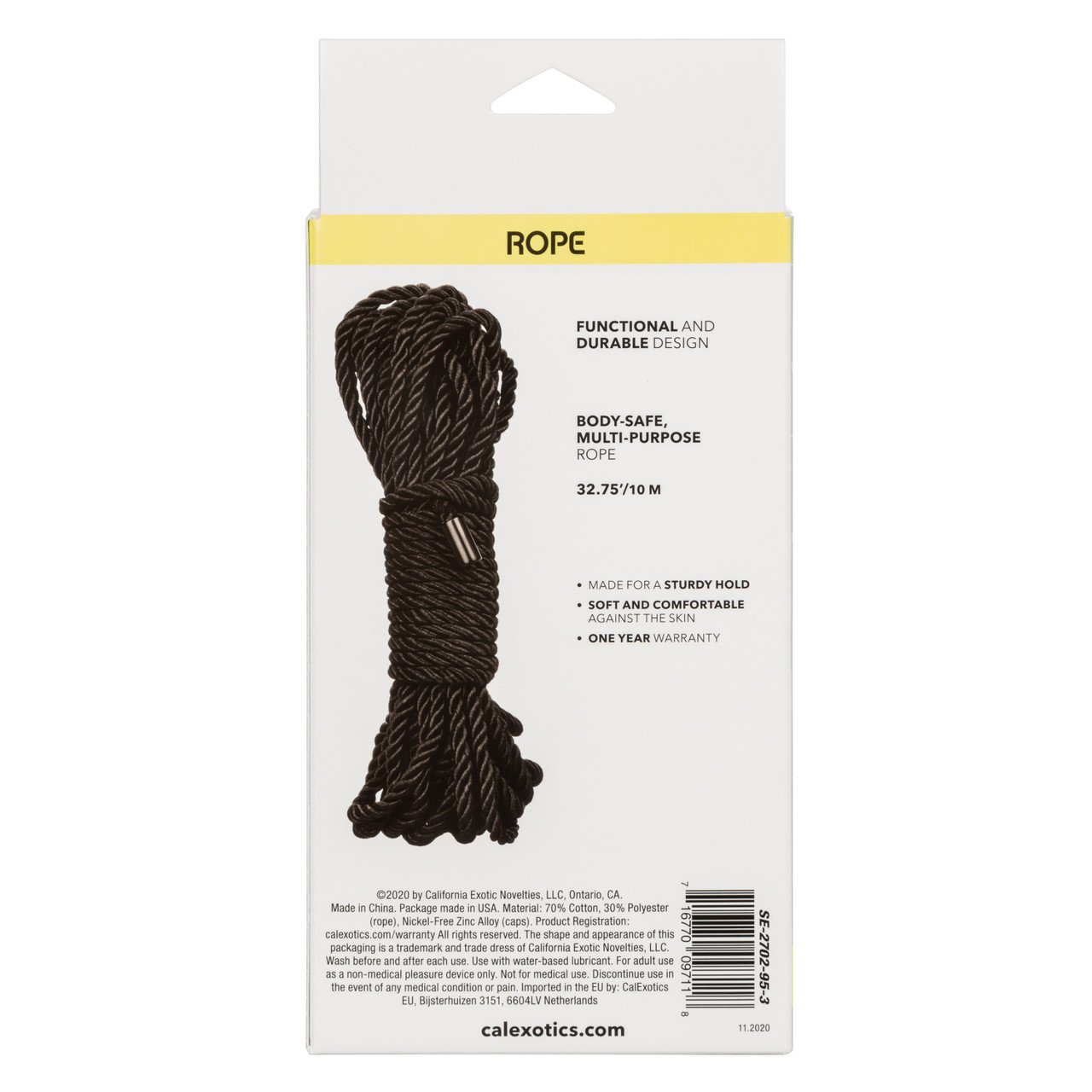SE270295boundlessrope32pt75feetblackbulk
