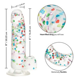 NAUGHTY BITS I LOVE DICK HEART FILLED DONG