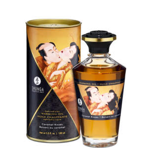 WARMING MASSAGE OIL CARAMEL KISSES 3.5 OZ