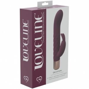 LOVELINE DEVOTION MINI-RABBIT BURGUNDY