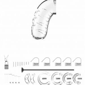 MANCAGE MODEL 16 CHASTITY 4.5 IN CAGE W/ PLUG