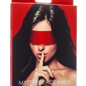 MYSTERE LACE MASK RED