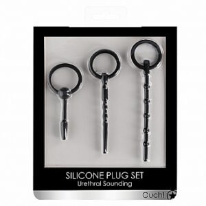 URETHRAL SOUNDING PLUG SET BLACK