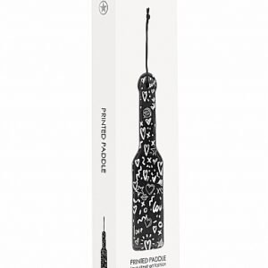 LOVE STREET ART FASHION PRINTED PADDLE BLACK