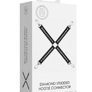 DIAMOND STUDDED HOGTIE BLACK