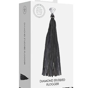 DIAMOND STUDDED WHIP BLACK