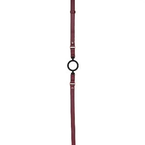 OUCH HALO SILICONE RING GAG BURGUNDY