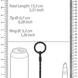(D) OUCH! SILICONE PENIS PLUG IN/ 7MM