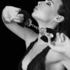 B&W BEGINNER'S FURRY HANDCUFFS W/ QUICK RELEASE BUTTON