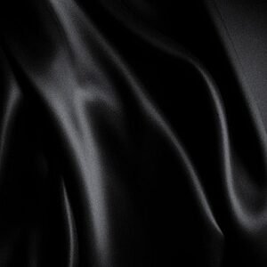 B&W SATIN BONDAGE TIE BLACK