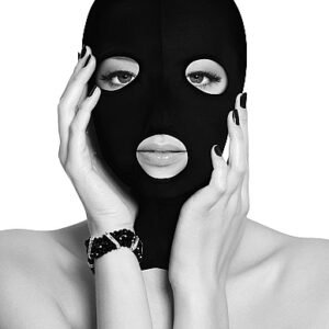 B&W SUBVERSION MASK W/ OPEN MOUTH AND EYE