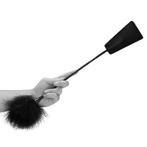 B&W CROP WITH FEATHER TICKLER