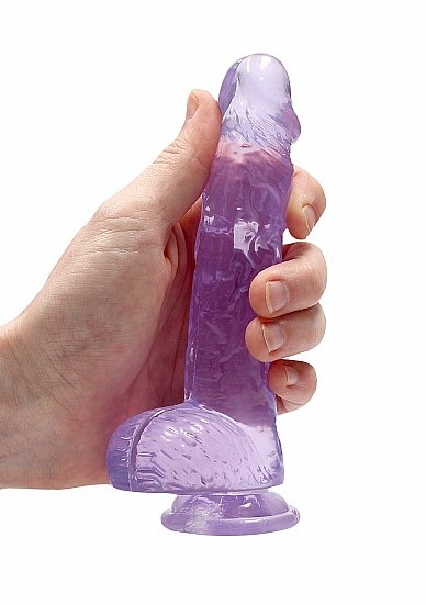 SHTREA090PURrealrock6inpurpledildo7
