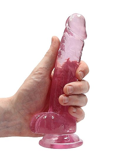 SHTREA091PNKrealrock7inpinkdildo7
