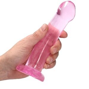REALROCK NON REALISTIC DILDO W SUCTION CUP 6.7IN PINK