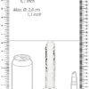 REALROCK STRAIGHT REALISTIC 6 IN DILDO TRANSPARENT