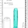 REALROCK STRAIGHT REALISTIC 7 IN DILDO TURQUOISE