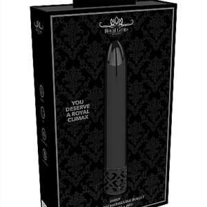 ROYAL GEMS SHINY POWERFUL VIBE RECHARGEABLE GUNMETAL