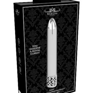 ROYAL GEMS SHINY POWERFUL VIBE RECHARGEABLE SILVER