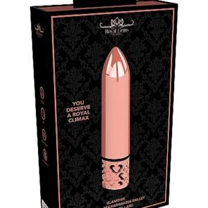 ROYAL GEMS GLAMOUR ROSE ABS BULLET RECHARGEABLE