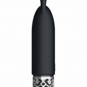 ROYAL GEMS TWINKLE SILICONE BULLET RECHARGEABLE BLACK