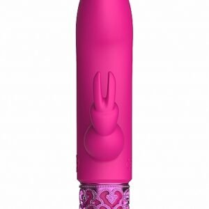 ROYAL GEMS DAZZLING PINK RECHARGEABLE SILICONE BULLET